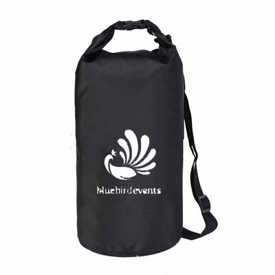 30L Foldable Waterproof Tube Bag/Dry Bag w/Adjustable Strap