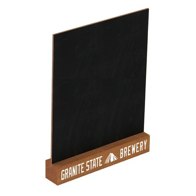 Maple Wood Countertop Chalkboard - 8.5w x 11h [1" Square Base]