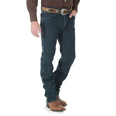 Wrangler® Cowboy Cut® Men's Dark Tint Blue Advanced Comfort Slim Fit Jeans