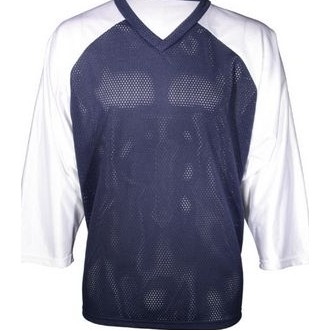 Youth Dazzle Cloth / Pro Mesh Body Hockey Jersey Shirt w/ Contrasting Sleeve