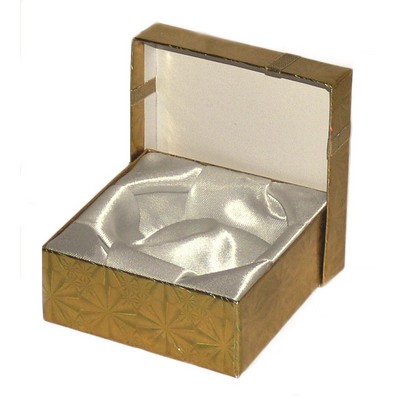 Shiny Cardboard Bangle/Watch Box w/Bow