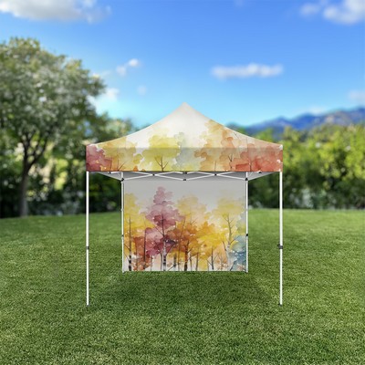 Canopy Tent Tenda 10' Steel Double-Sided Full Wall Graphic Package