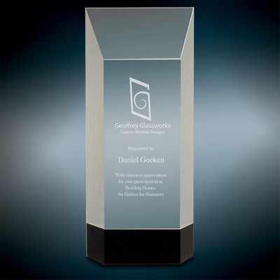 Medium Crystal Self-Standing Award