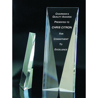 Panel Awards optical crystal award/trophy 6.75"H