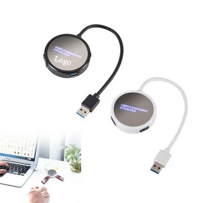 Light Up 3.0 USB 4 Port Hub Splitter