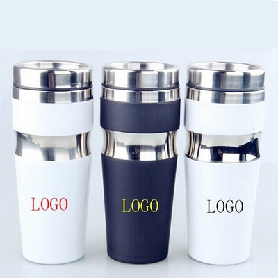 Stainless Steel Double Wall Vacuum Tumbler 15 Oz.