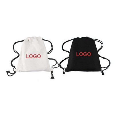 Canvas Drawstring Backpack