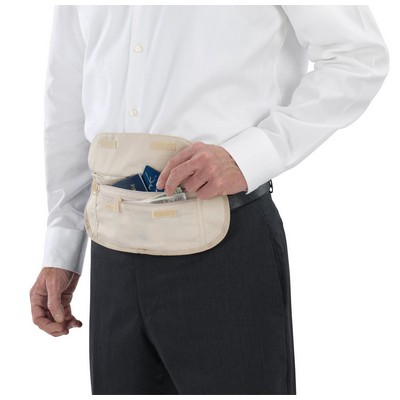 Smooth Trip Travel Gear by Talus® RFID Blocking Money Belt, Cream White