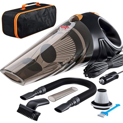 90W/7A High Power Corded Portable Car Vacuum Cleaner Handheld Vacuum w/15' Cable