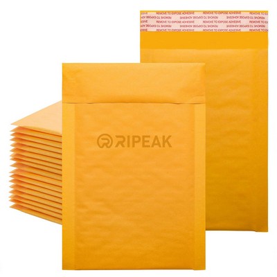 5.1 x 8.3 Inch Kraft Bubble Mailer Self Seal Padded Envelopes for Shipping/ Packaging/ Mailing