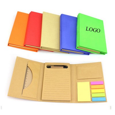 Tri-Fold Notebook w/Sticky Note