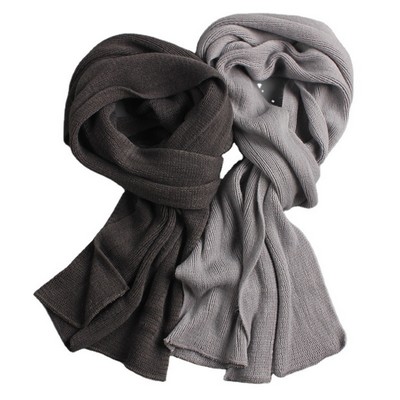 Imitation Cashmere Scarf In Solid Color