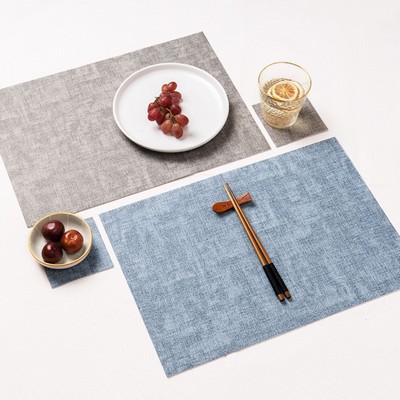 Rectangle PU leather Non-slip Insulation Placemat