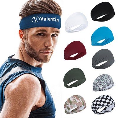 Headband For Men Women Yoga Running Fitness