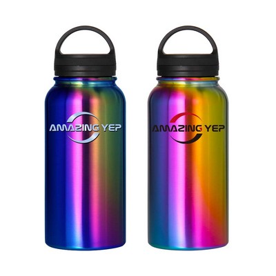 High-Capacity Galvanized Stainless Bottle 27oz.