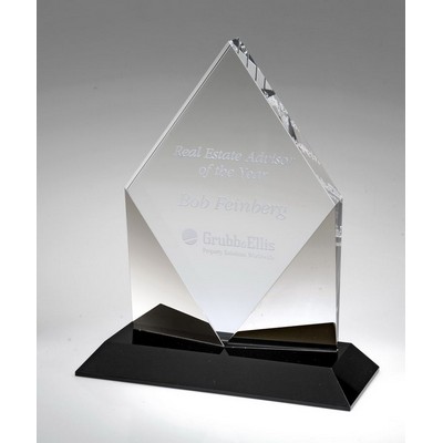 Greystone Crystal Award, 8"H