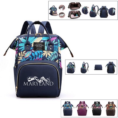 Printed Mummy Baby Diaper Bag