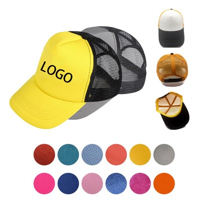 Baseball mesh panel Cap