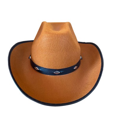 Wide Brim Felt Cowboy Hat