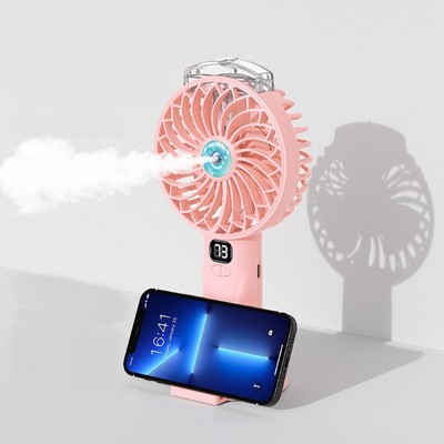 4000 mAh Digital Display Handheld Spray Small Fan