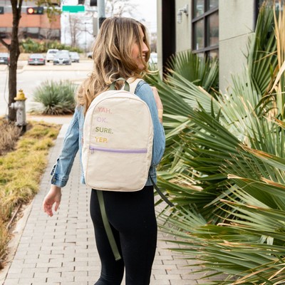 Simple Backpack (Natural Canvas)