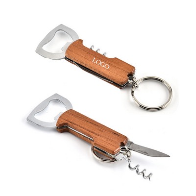 Wood 4-in-1 Wine Opener