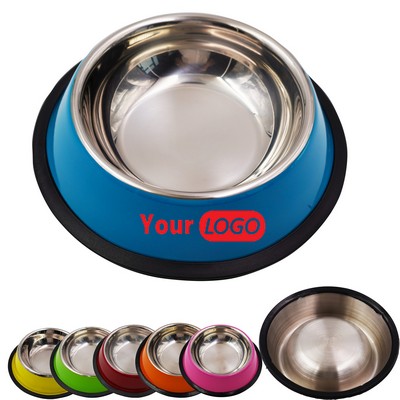 Custom Small Stainless Steel Pet Bowls