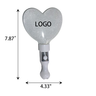 LED Flashing Heart Shape Stick