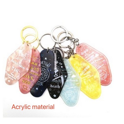 Acrylic Motel Key Tag