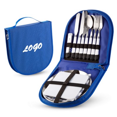 12 Piece Camping Silverware Kit