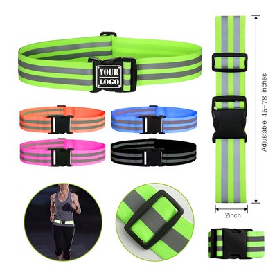 Reflective Elastic Safety Waist Belt