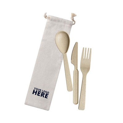 Wheat Straw Cutlery Set