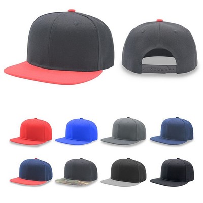 6 Panels Flat Bill Snapback