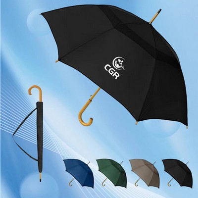 Wooden Grip Golf Umbrella