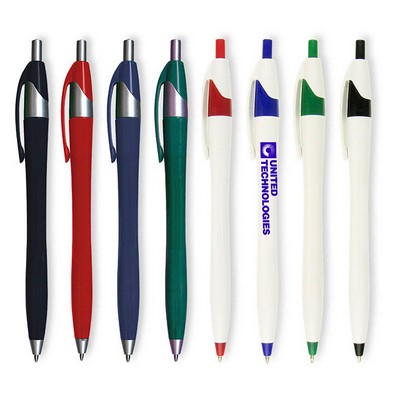 Office Plastic Gourd Pen With Clip