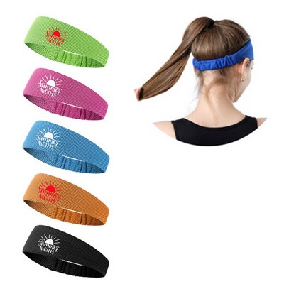 Absorbing Hair Tie Headband Front Knot