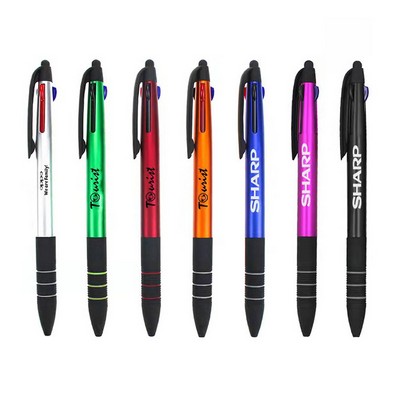 Personalized Pens w/Stylus-Custom Rubberized Printed Name