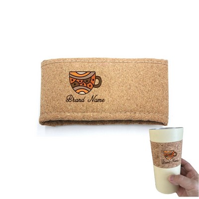 Reusable Compatible cork Coffee Cup Sleeve