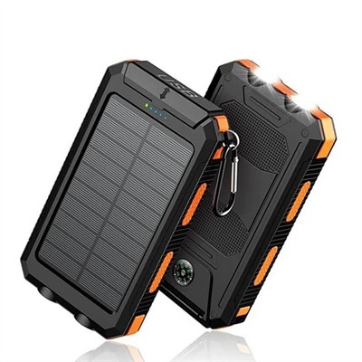 Portable Solar Charger Power Bank for Phones & Electronic Devices