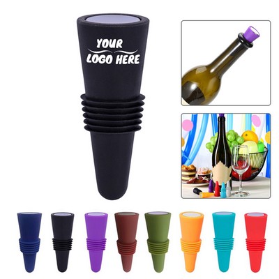 Multicolor Silicone Wine Stopper