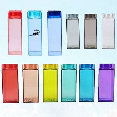 Square Plastic Water Bottle