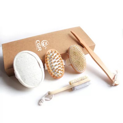 4 Pieces Bath Massage Set