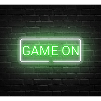 Game On Greeny Neon Sign