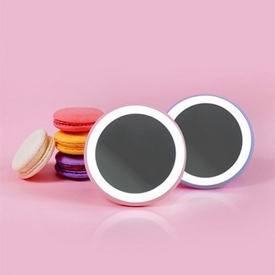 Round LED Makeup Mirror