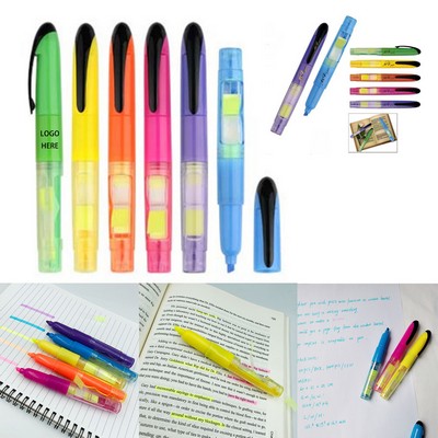 Highlighter With Sticky Notes