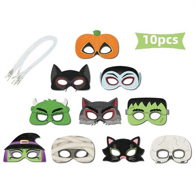 10 pcs Halloween Role Play Pumpkin Mask