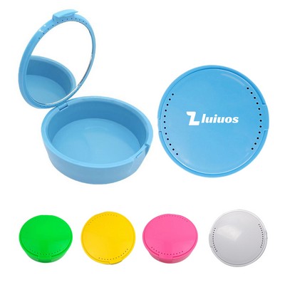 Dental Retainer Box With Mirror