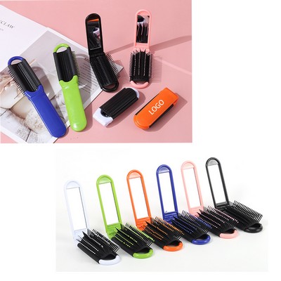 Foldable Combs With Mirror