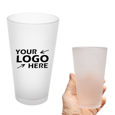 16 Oz. Frosted Pint Glass