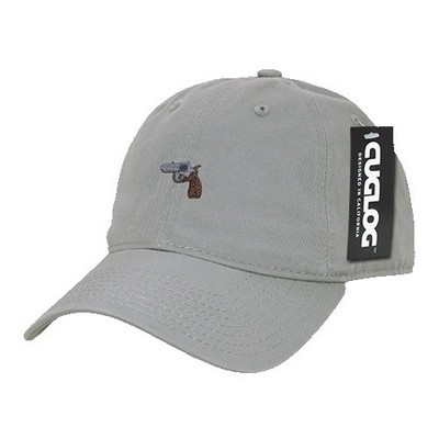 Gun Pistol Baseball Dad Cap